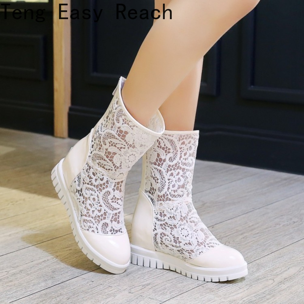 Women'S Shoes Easy Street - รองเท้าบูทฤดูร้อนสำหรับผู้หญิง 2026 แบบผูกเชือก โปร่ง ระบายอากาศดี รุ่นเซ็กซี่