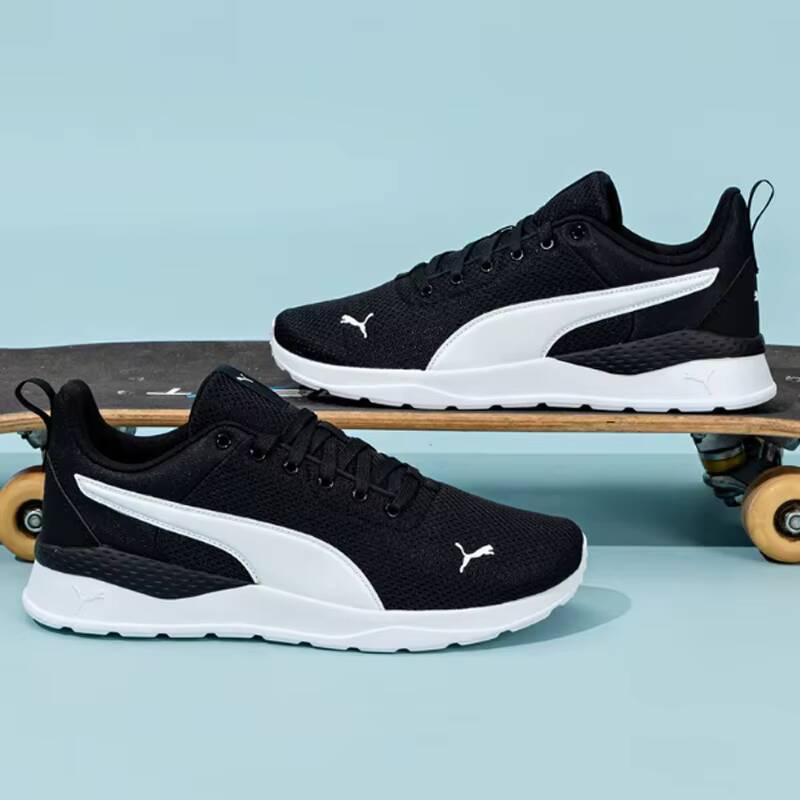 Women Shoes Puma - PUMA รองเท้าวิ่งแบบตาข่ายสำหรับคู่รักฤดูร้อน 2026 สำหรับทุกเพศ รองเท้าผ้าใบสวมสบายแบบทรงต่ำ 371128-02