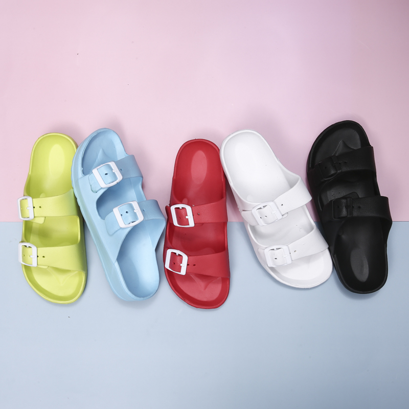 Women'S Shoes For Flat Feet - รองเท้าแตะในบ้าน น้ำหนักเบา ปรับได้ ทำจาก EVA พร้อมสายรัดคู่