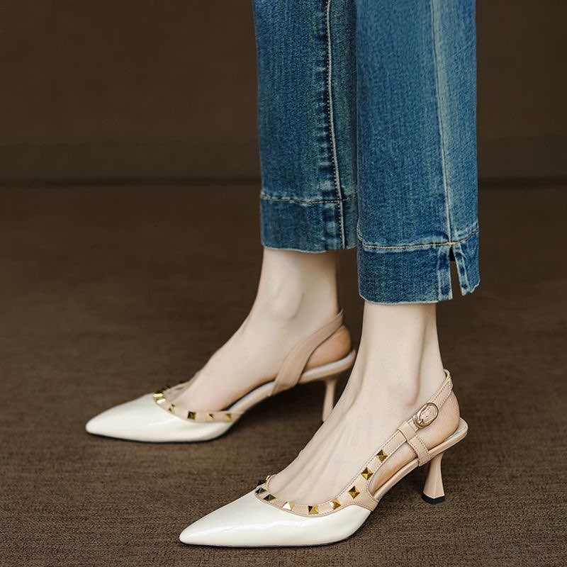 Women'S Shoes Round Toe - รองเท้าสไตล์แมรี่เจนแฟชั่นใหม่ปี 2026 - รองเท้าส้นเตี้ยแบบผูกโบว์สำหรับผู้หญิง ดีไซน์โปร่งเสริมส้นด้านใน