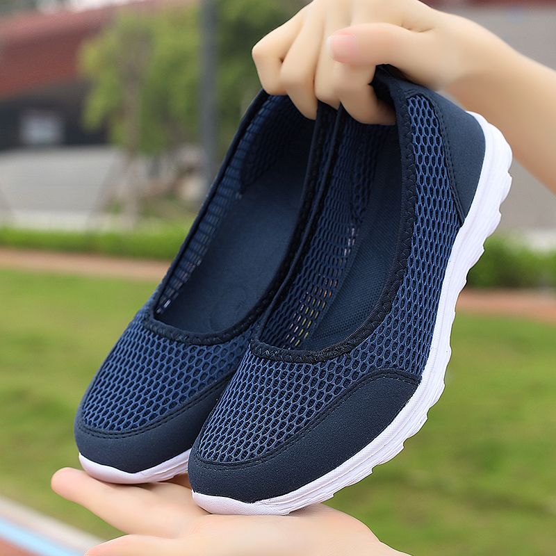 Women'S Shoes In Wide Width - รองเท้าผ้าใบผู้ชายแบบสวม รุ่นสปริง ทรงกว้าง ระบายอากาศได้ดี ใส่สบาย เหมาะสำหรับผู้สูงอายุ