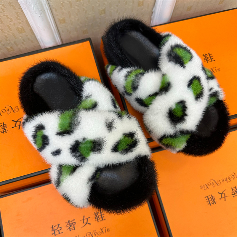 Women Shoes Mules - รองเท้าแตะแบบสวมสำหรับผู้หญิง รุ่นซัมเมอร์ 2026 รองเท้าแตะขนมิงค์ พื้นหนา กันลื่น
