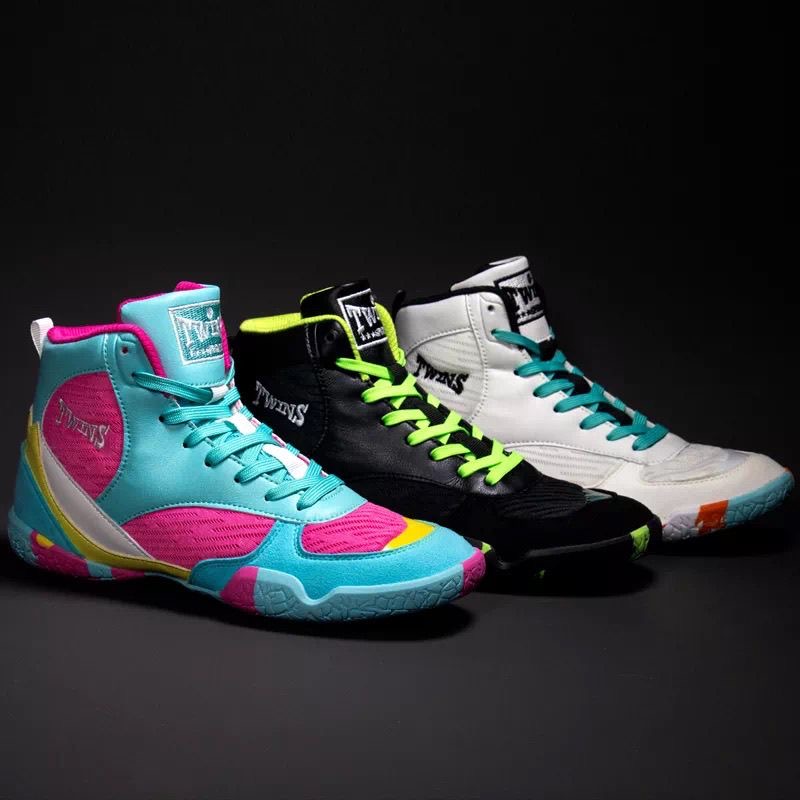 Women'S Shoes Vs Men'S Size - รองเท้ามวยปล้ำมืออาชีพสำหรับผู้ชายผู้หญิงสีดำสีขาวรองเท้าผ้าใบชกมวยคู่รักรองเท้าต่อสู้ระบายอากาศได้รองเท้าฝึกซ้อมยิม