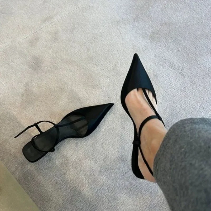 Women'S Shoes Trendy - รองเท้าสำหรับผู้หญิง รองเท้าส้นเตี้ยแบบปลายแหลม รองเท้าแตะผู้หญิง สวมใส่สบาย ส้นเตี้ย ทันสมัย