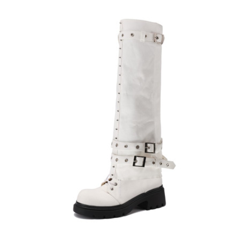 Women'S Shoes Easy Street - ผู้หญิงรองเท้าแพลตฟอร์มกางเกงขารองเท้าสูงแนวโน้ม Punk Gothic รองเท้า New Rock