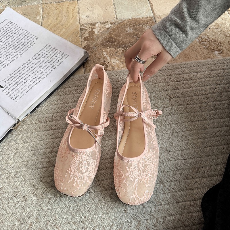 รองเท้าบัลเล่ต์แบบสวมสำหรับผู้ - Women'S Shoes Round Toe บทวิจารณ์และราคา