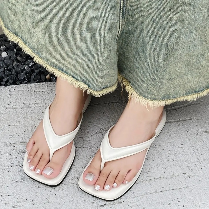 รองเท้าแตะสตรีแบบสวมหัวเหลี่ยม - Women'S Shoes For Flat Feet บทวิจารณ์และราคา