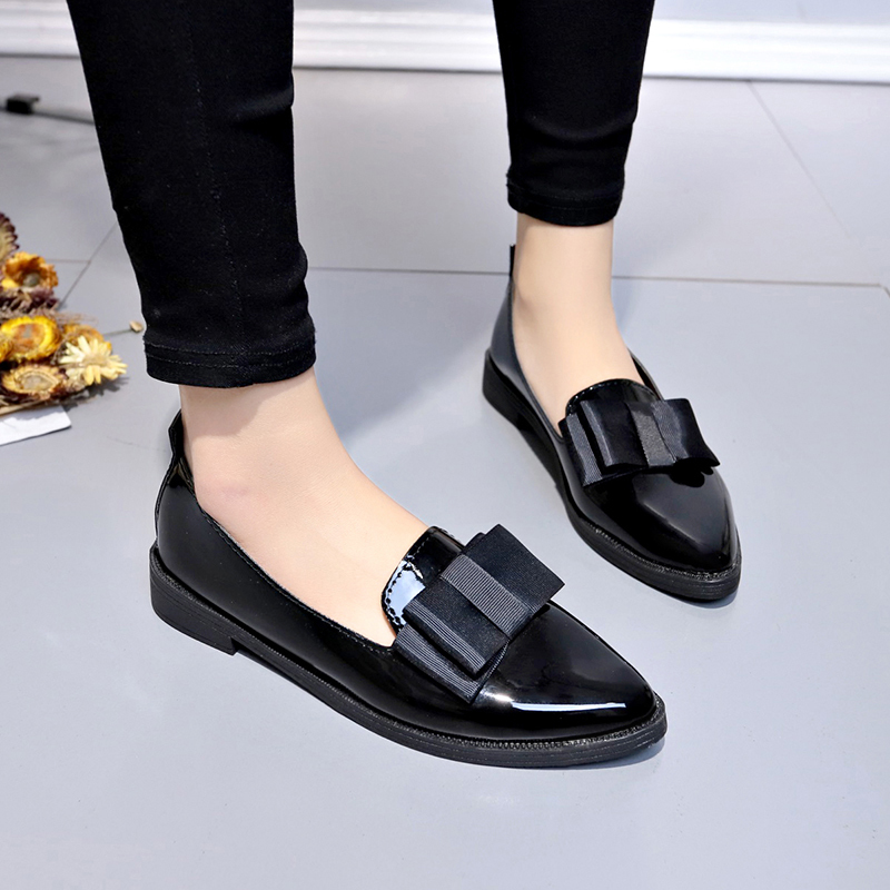 รองเท้าส้นเตี้ยหนังแก้วสีดำ/สี - Women'S Shoes Loafers Black บทวิจารณ์และราคา