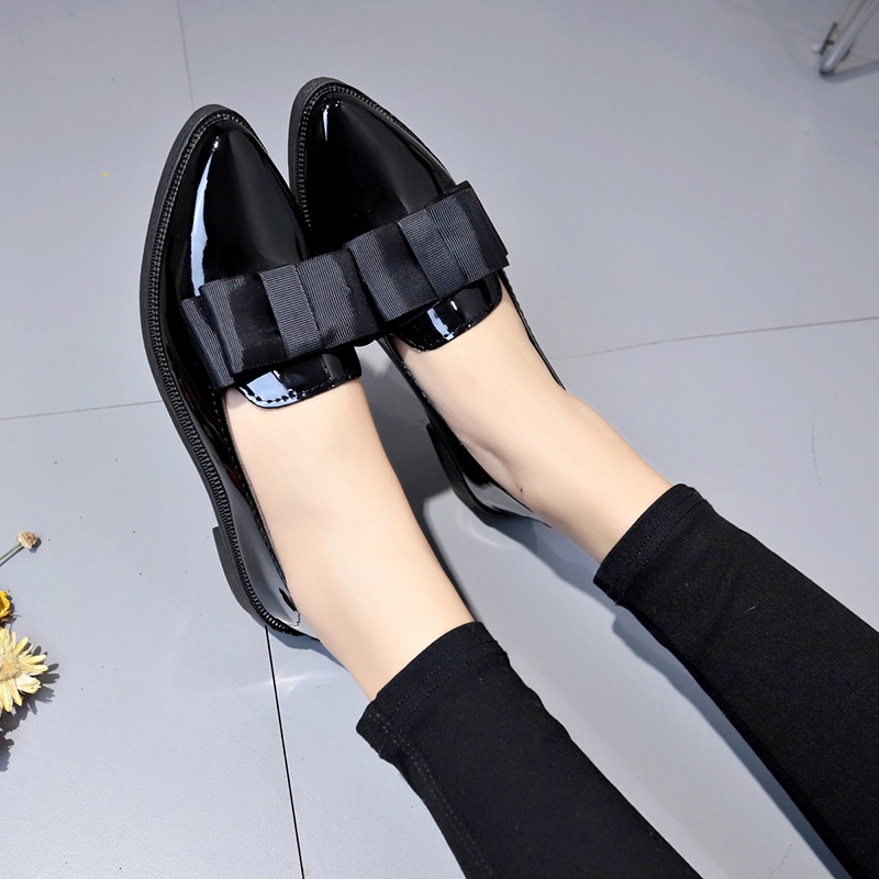 รองเท้าส้นเตี้ยหนังแก้วสีดำ/สี - Women'S Shoes Loafers Black บทวิจารณ์และราคา