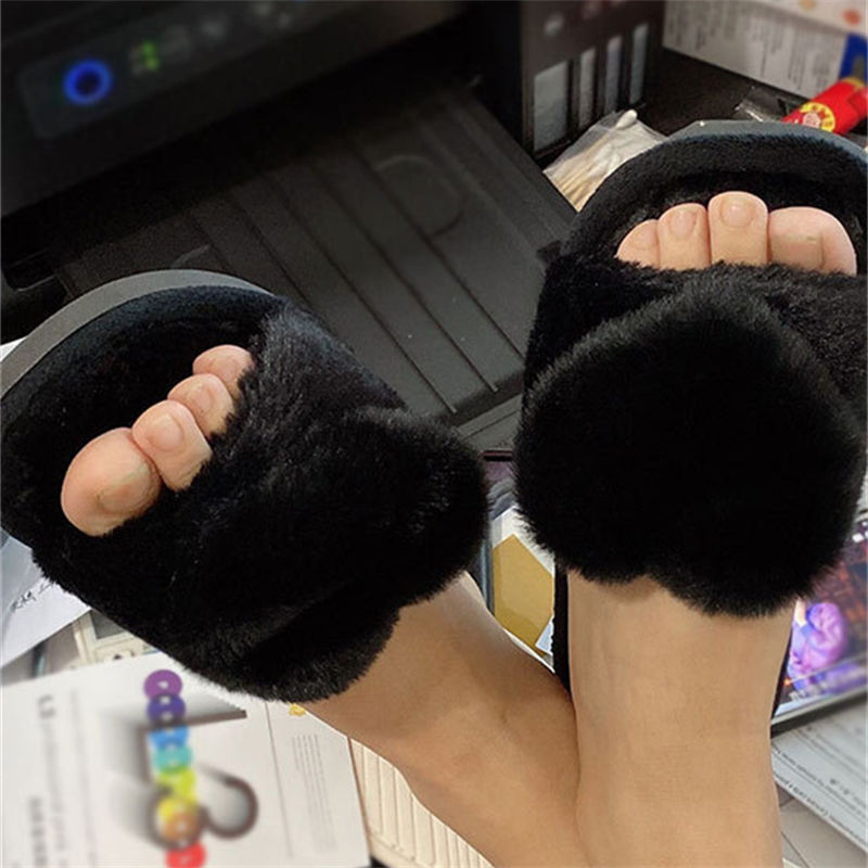 รองเท้าแตะหัวใจขนนุ่มสำหรับผู้ - Women Shoes Winter บทวิจารณ์และราคา