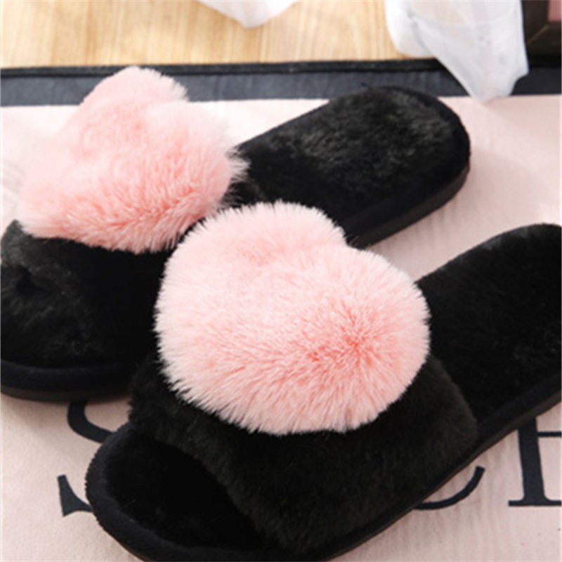 รองเท้าแตะหัวใจขนนุ่มสำหรับผู้ - Women Shoes Winter บทวิจารณ์และราคา