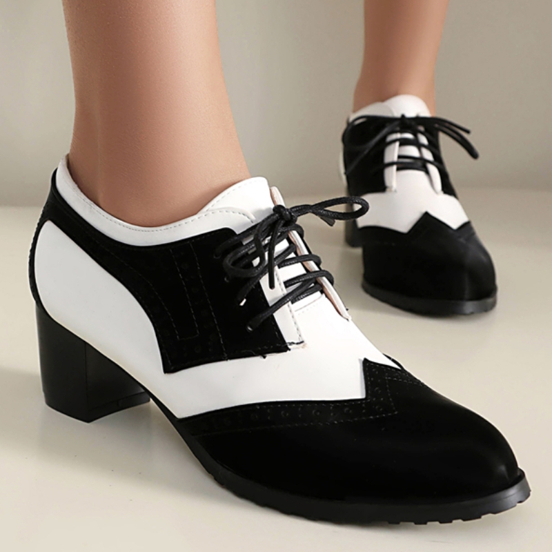 รองเท้าส้นเตี้ยผู้หญิงไซส์ใหญ่ - Women'S Shoes Loafers Black บทวิจารณ์และราคา