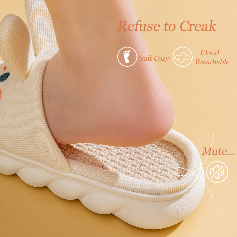 บ้านรองเท้าแตะผ้าลินินสําหรับผ - Women'S Shoes For Flat Feet บทวิจารณ์และราคา