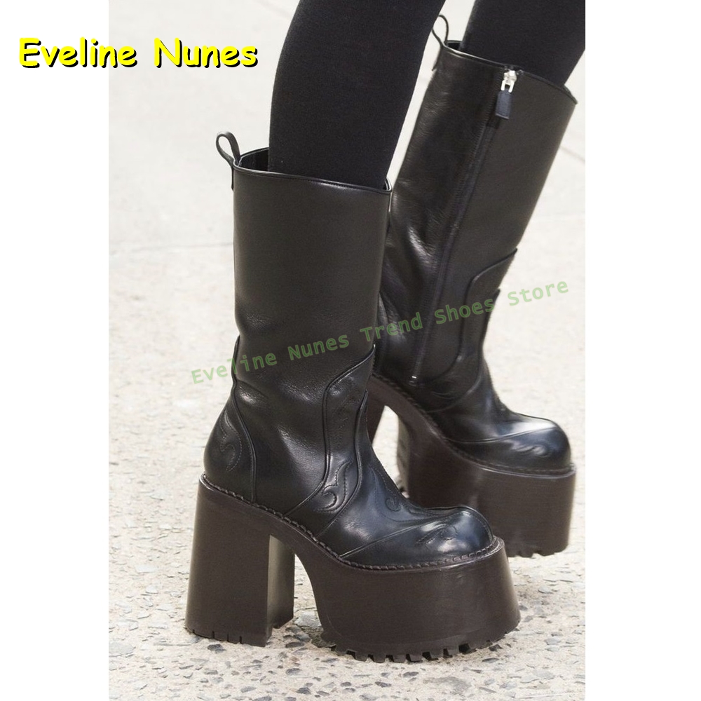 รองเท้าบูทปักลายทรงสูงถึงเข่า  - Women Shoes Size Chart บทวิจารณ์และราคา