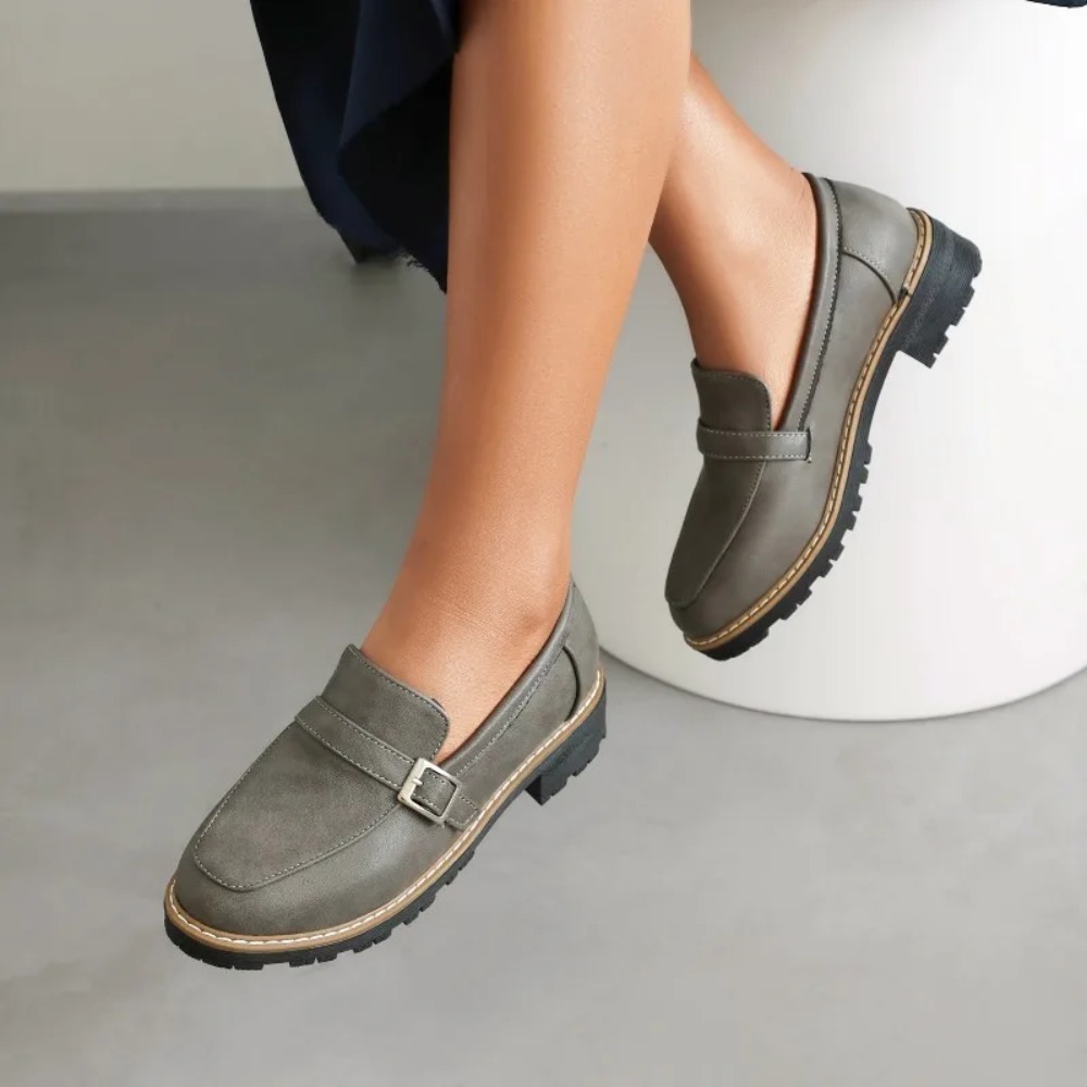 รองเท้าโลฟเฟอร์แบบสวมสำหรับผู้ - Women'S Shoes Loafers Black บทวิจารณ์และราคา