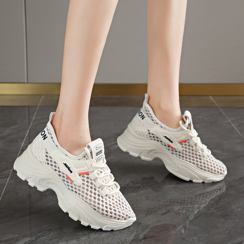 รองเท้าผ้าใบแบบหนาสำหรับผู้หญิ - Women'S Shoes Running Sports บทวิจารณ์และราคา