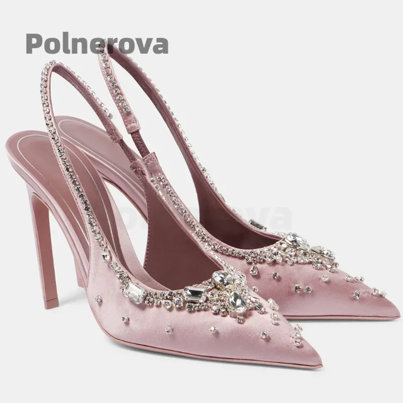รองเท้าส้นสูงแบบสลิงแบ็คประดับ - Women'S Shoes Trendy บทวิจารณ์และราคา