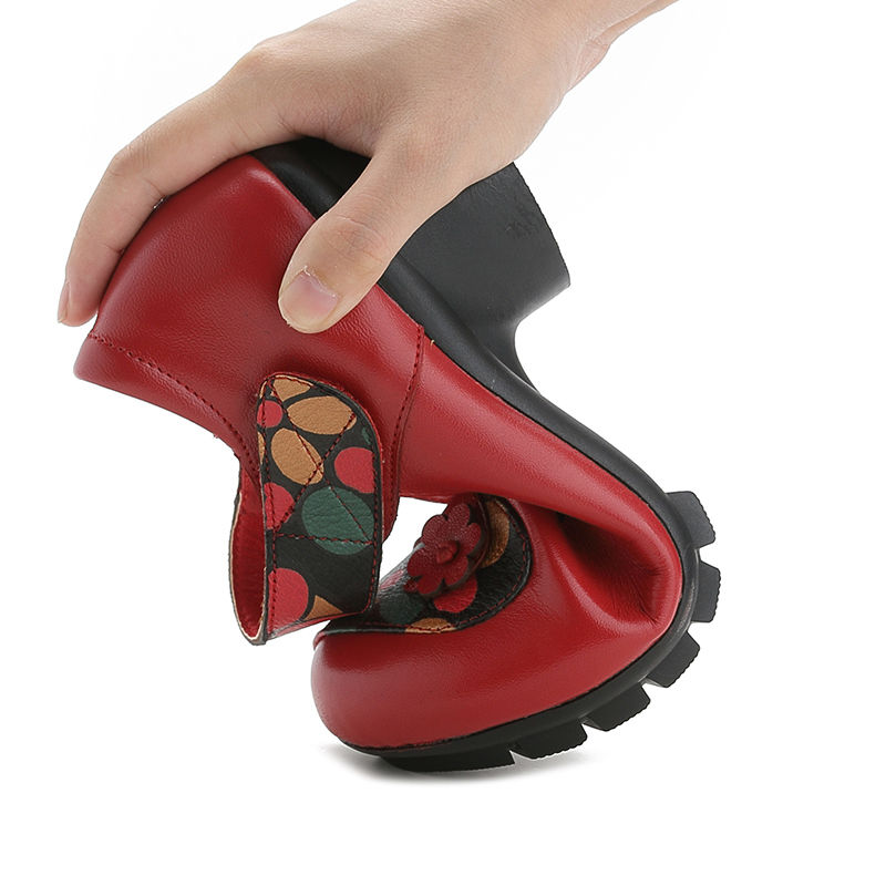 รองเท้าส้นเตารีดคุณภาพสูงหรูหร - Women'S Shoes Round Toe บทวิจารณ์และราคา
