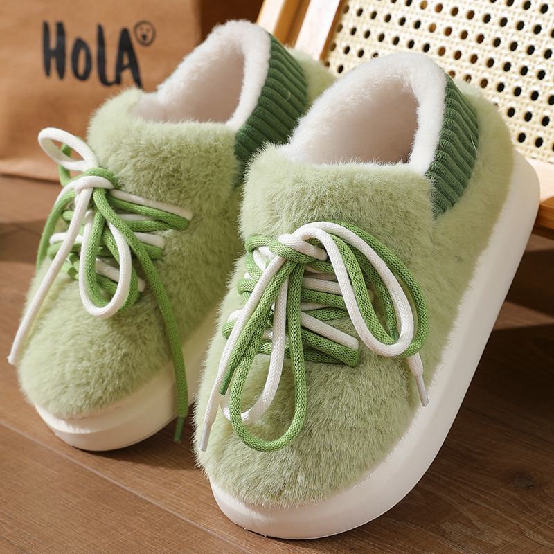 รองเท้าแตะแบบสวมเต็มตัวลายสามม - Women Shoes Winter บทวิจารณ์และราคา