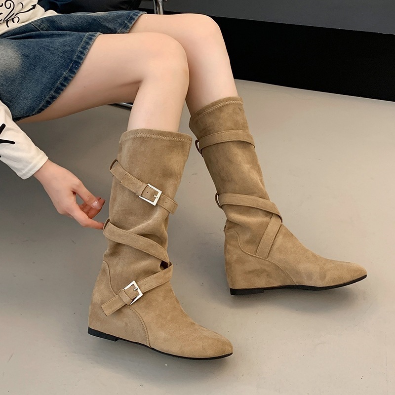 รองเท้าบูทผู้หญิงสไตล์วินเทจ ห - Women Shoes Size Chart บทวิจารณ์และราคา