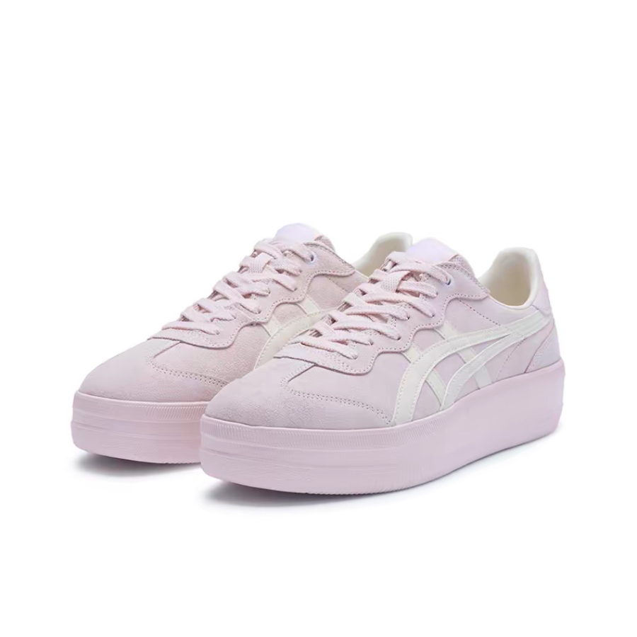 รองเท้าลำลองผู้หญิงสีชมพูทรงเต - Women'S Shoes Tiger Onitsuka บทวิจารณ์และราคา