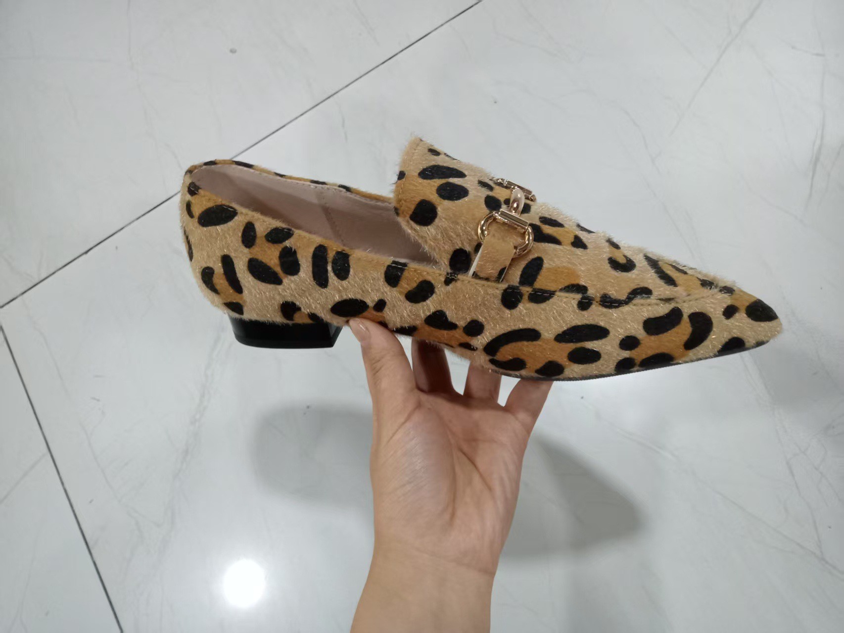 รองเท้าผู้หญิงลายเสือดาว ไซส์ใ - Women Shoes Mules บทวิจารณ์และราคา