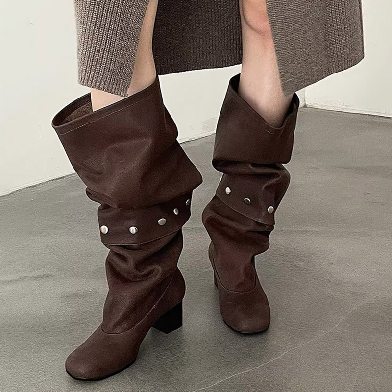 รองเท้าบูทส้นสูงแบบยาวถึงเข่าส - Women'S Shoes Size 12 บทวิจารณ์และราคา
