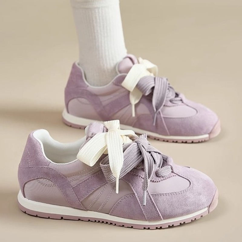 รองเท้าลำลองผู้หญิงหนังแท้สีม่ - Women'S Shoes Trendy บทวิจารณ์และราคา