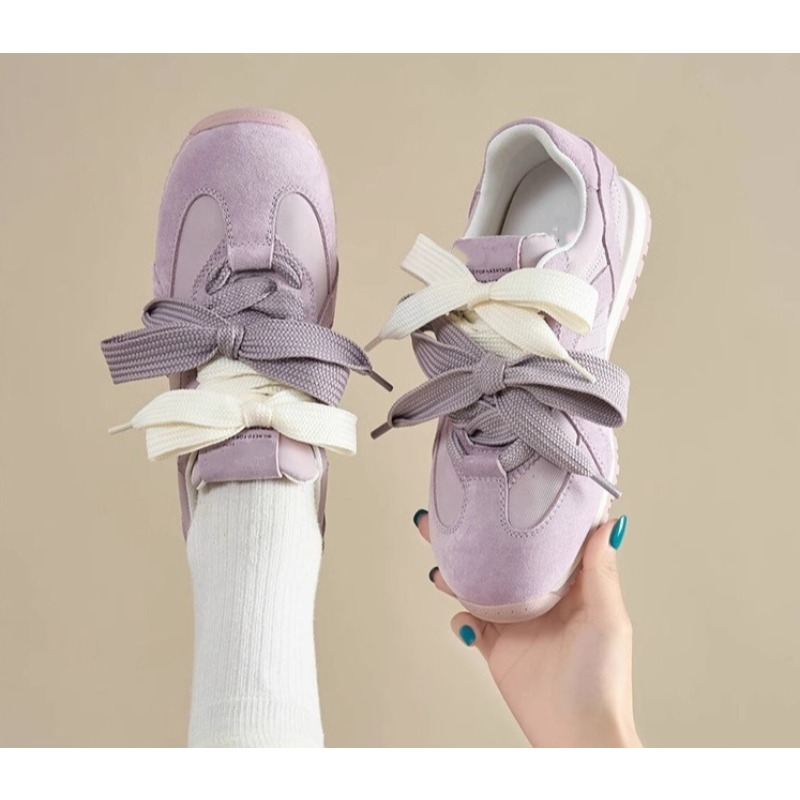 รองเท้าลำลองผู้หญิงหนังแท้สีม่ - Women'S Shoes Trendy บทวิจารณ์และราคา