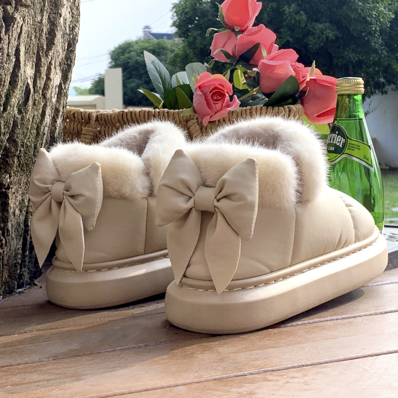 รองเท้าแตะขนนุ่มสำหรับผู้หญิง  - Women Shoes Winter บทวิจารณ์และราคา