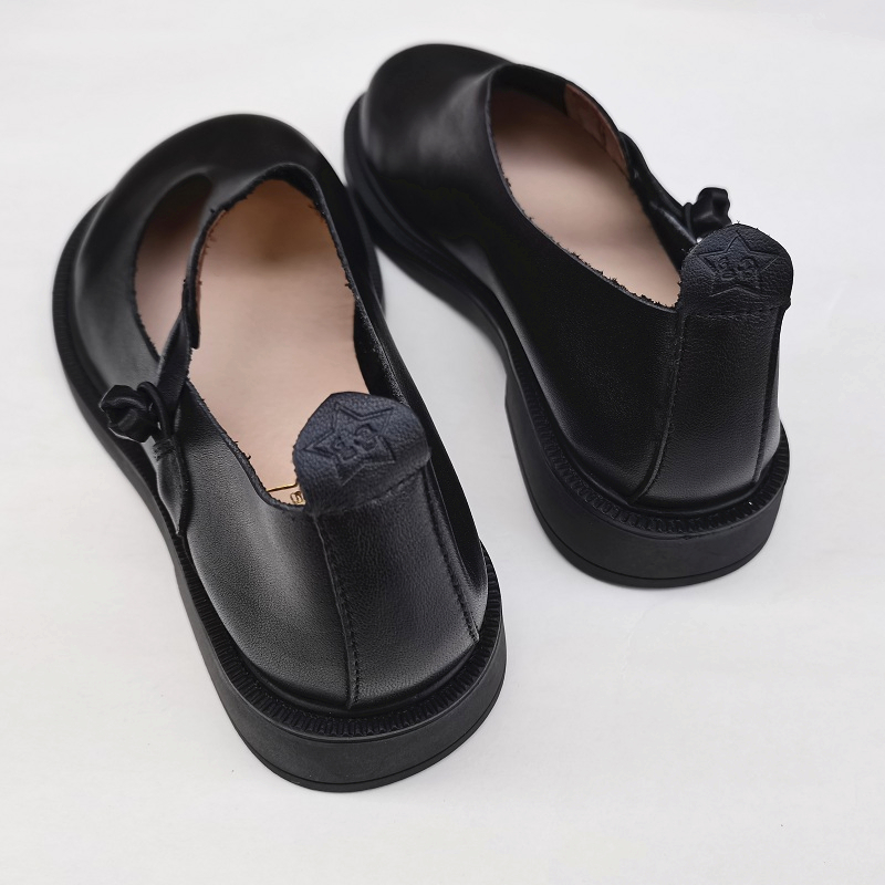 Careaymade-รองเท้าสตรีหนังแท้ร - Women'S Shoes Round Toe บทวิจารณ์และราคา