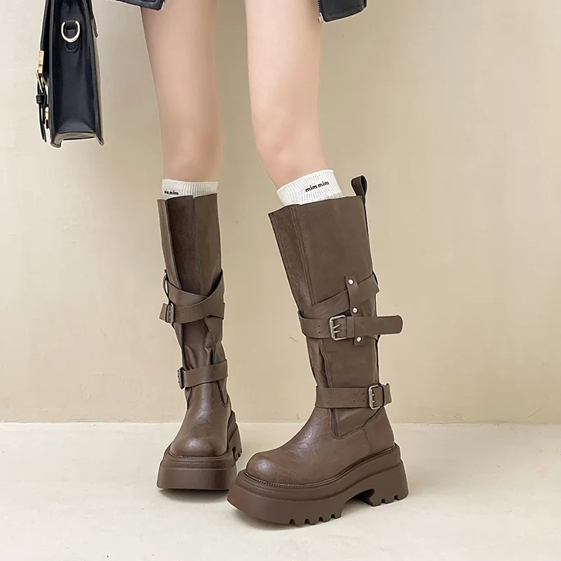 รองเท้าบูททรงสูงแบบสวมสำหรับผู - Women Shoes Size Chart บทวิจารณ์และราคา