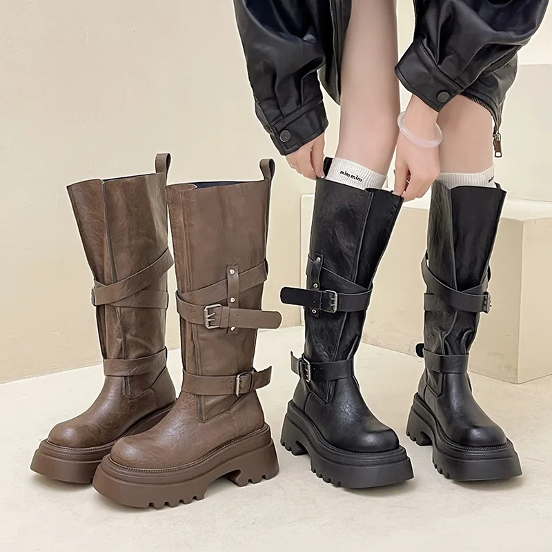 รองเท้าบูททรงสูงแบบสวมสำหรับผู - Women Shoes Size Chart บทวิจารณ์และราคา