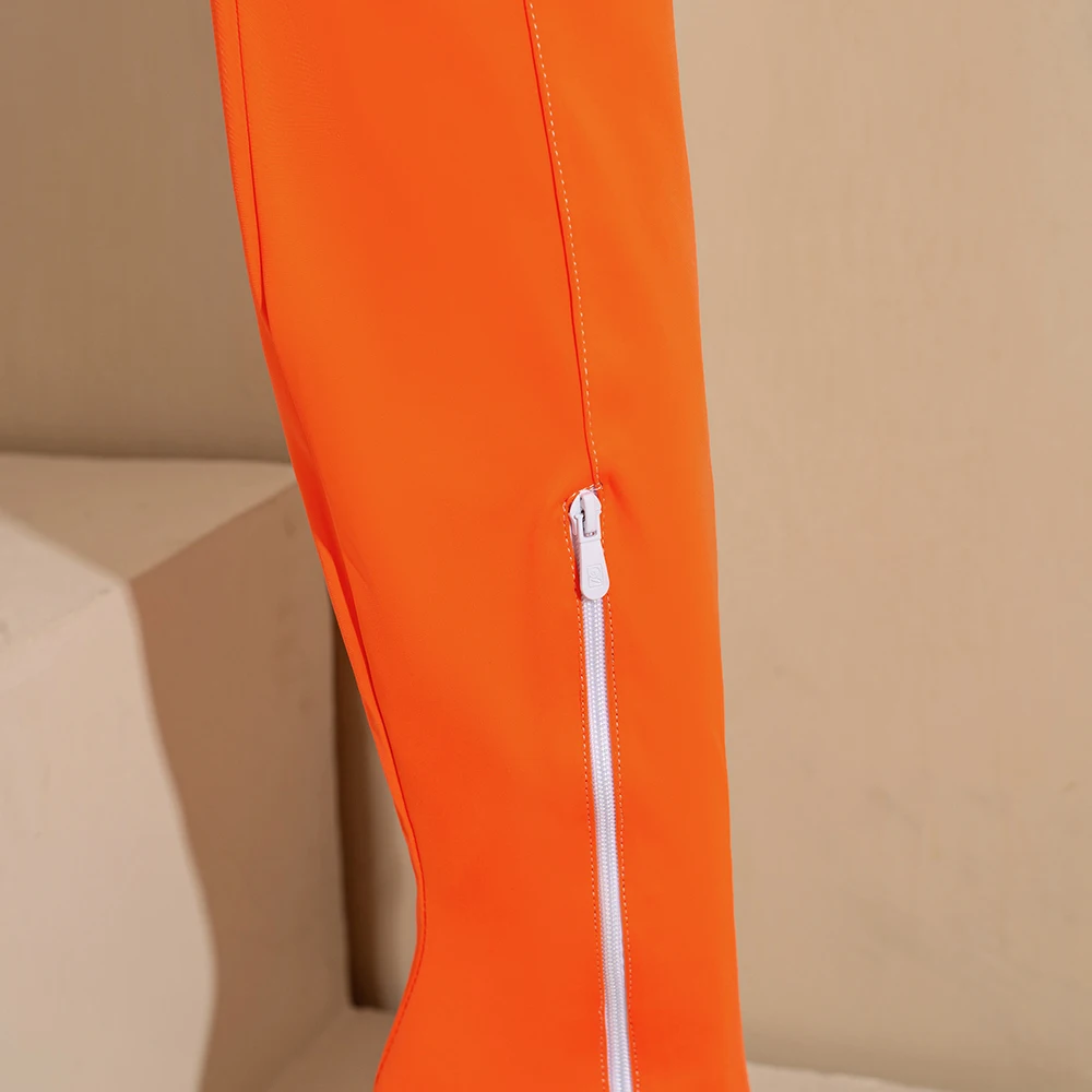 ฤดูหนาวใหม่ Glamour สีส้มสีเหล - Women'S Shoes Size 12 บทวิจารณ์และราคา