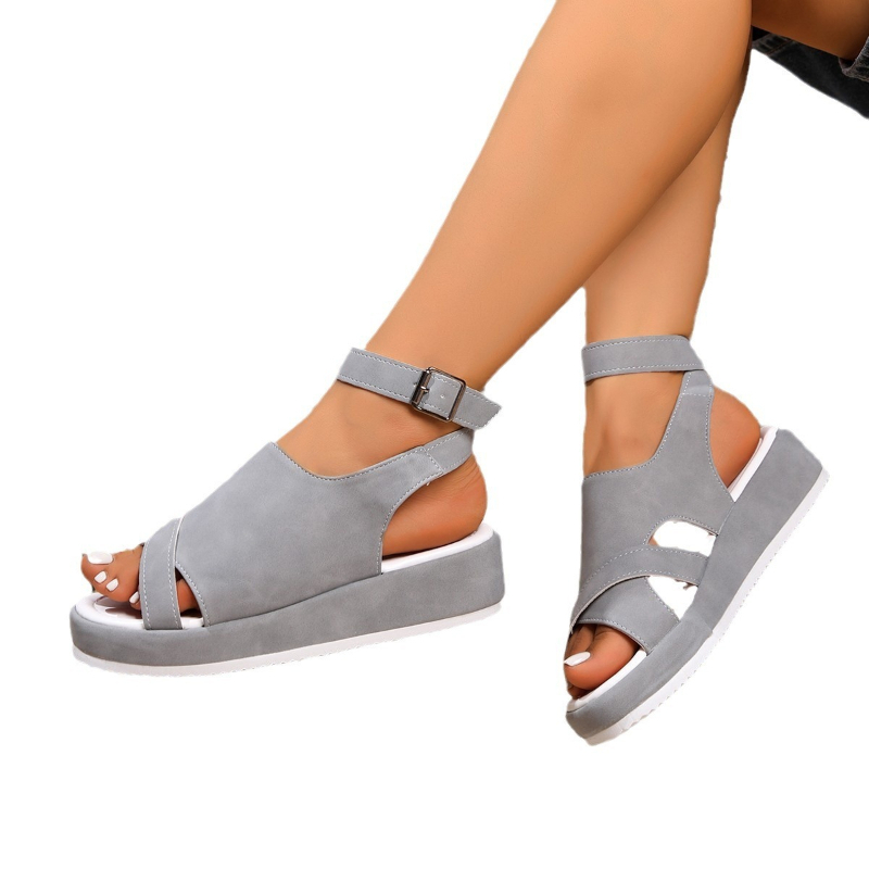 รองเท้าแตะรัดส้นแบบโรมันสำหรับ - Women'S Shoes In Wide Width บทวิจารณ์และราคา