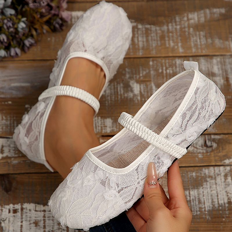 รองเท้าผู้หญิงรองเท้าตาข่ายระบ - Women'S Shoes Round Toe บทวิจารณ์และราคา
