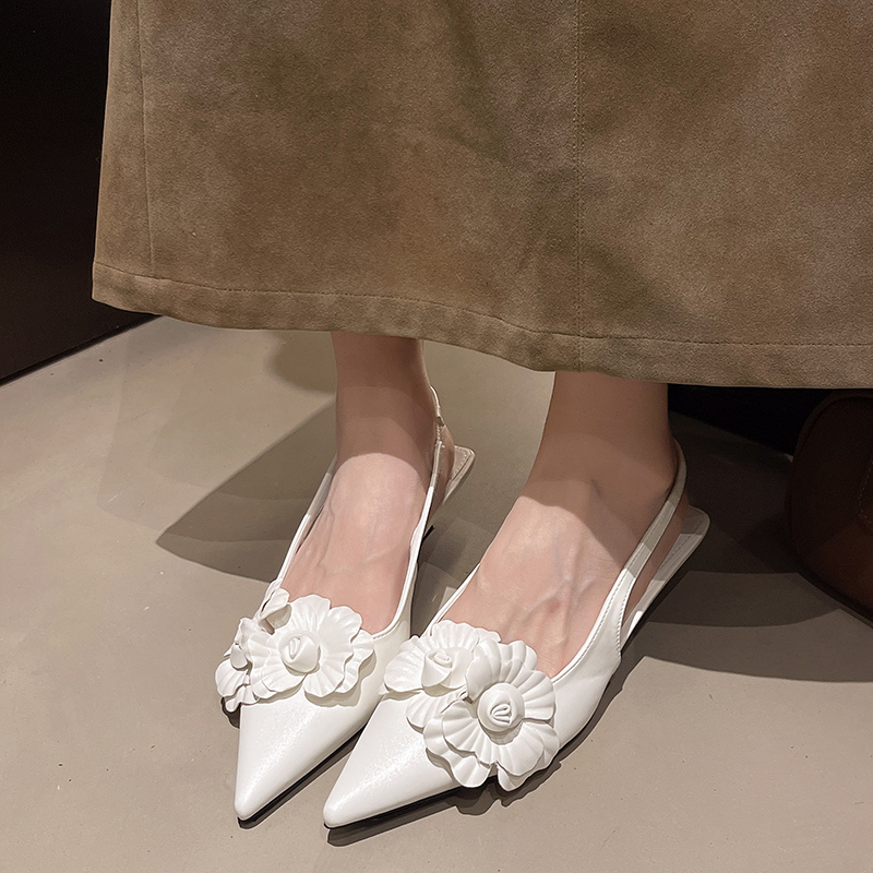 รองเท้าส้นสูงแบบสวมสไตล์ใหม่สำ - Women Shoes Mules บทวิจารณ์และราคา