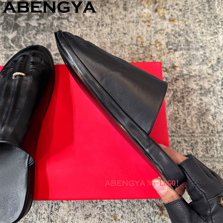 รองเท้าสลิปเปอร์แบบสวมหุ้มส้นห - Women'S Shoes Loafers Black บทวิจารณ์และราคา