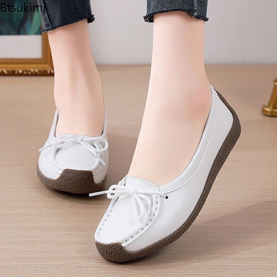 รองเท้าคุณแม่ปี 2026 รองเท้าสว - Women'S Shoes Round Toe บทวิจารณ์และราคา