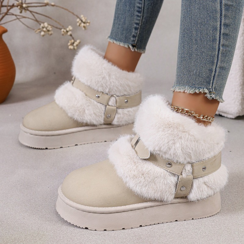 รองเท้าบูทหิมะแบบมีขนบุสำหรับผ - Women'S Shoes Size 12 บทวิจารณ์และราคา