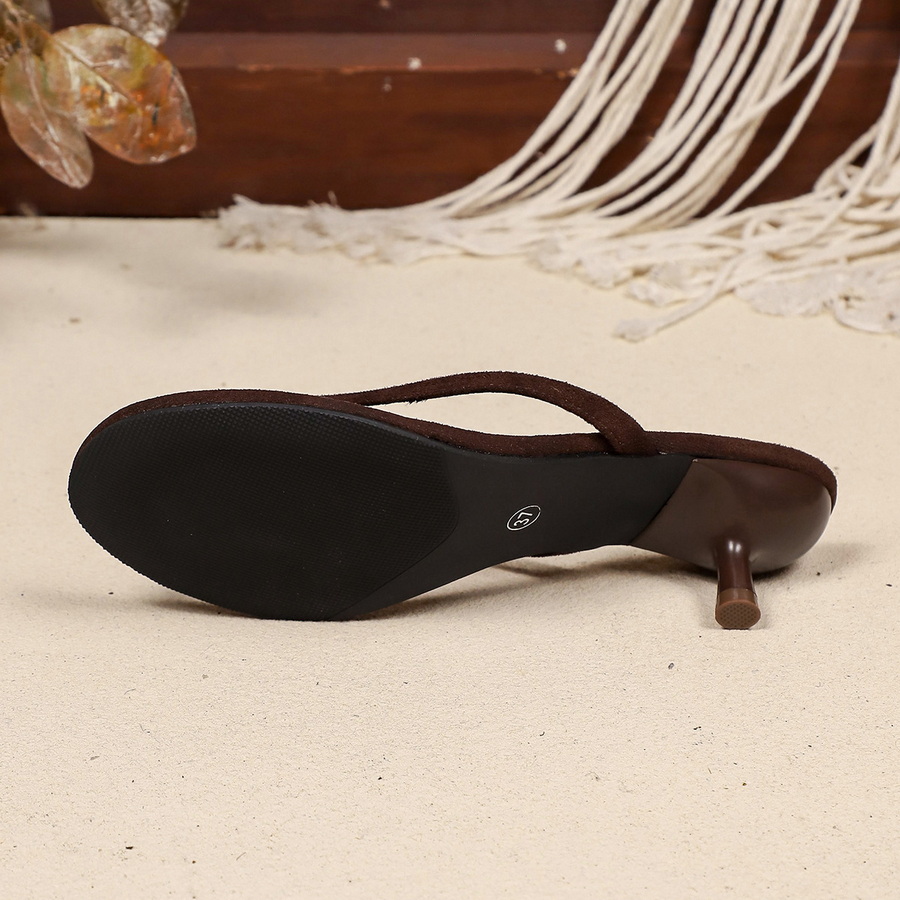 รองเท้าส้นเตี้ยแบบสวม หนังกลับ - Women Shoes Mules บทวิจารณ์และราคา
