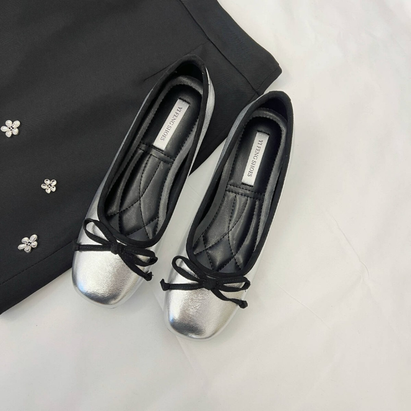 รองเท้าส้นแบนแบบสวมสำหรับผู้หญ - Women'S Shoes Round Toe บทวิจารณ์และราคา