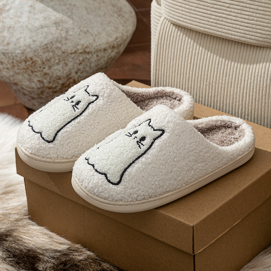 รองเท้าแตะผู้หญิงลายแมวน่ารัก  - Women Shoes Winter บทวิจารณ์และราคา