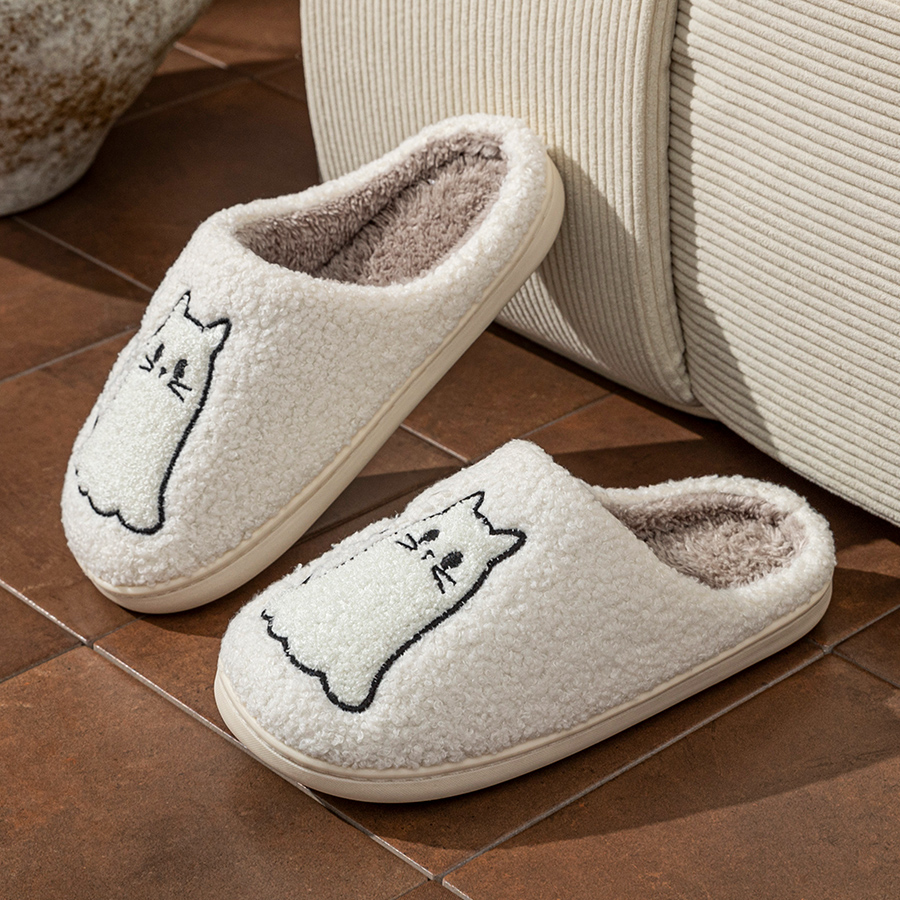 รองเท้าแตะผู้หญิงลายแมวน่ารัก  - Women Shoes Winter บทวิจารณ์และราคา