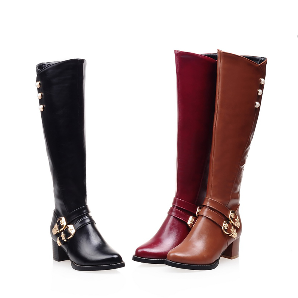 แฟชั่นใหม่เอี่ยมรองเท้าบู๊ตสูง - Women'S Shoes Size 12 บทวิจารณ์และราคา