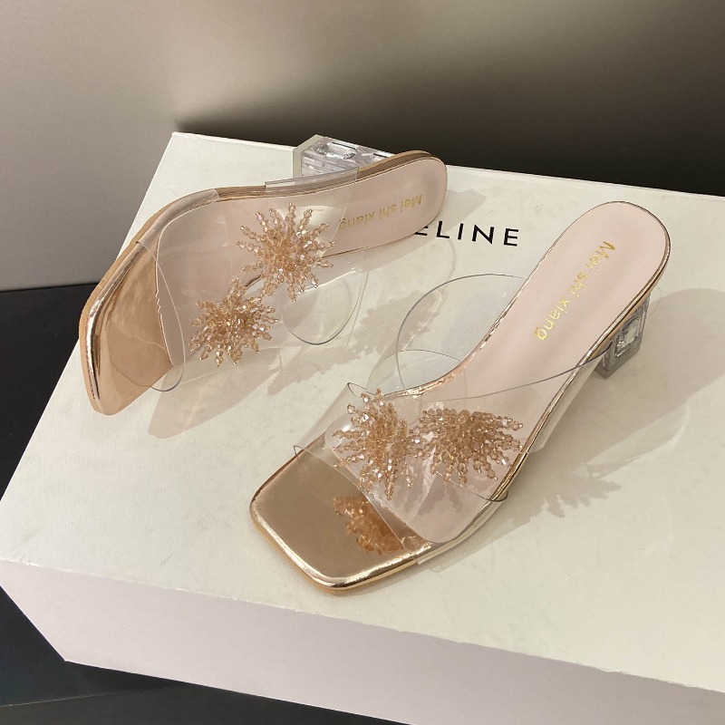 รองเท้าส้นสูงผู้หญิงแบบใหม่ ปร - Women Shoes Mules บทวิจารณ์และราคา