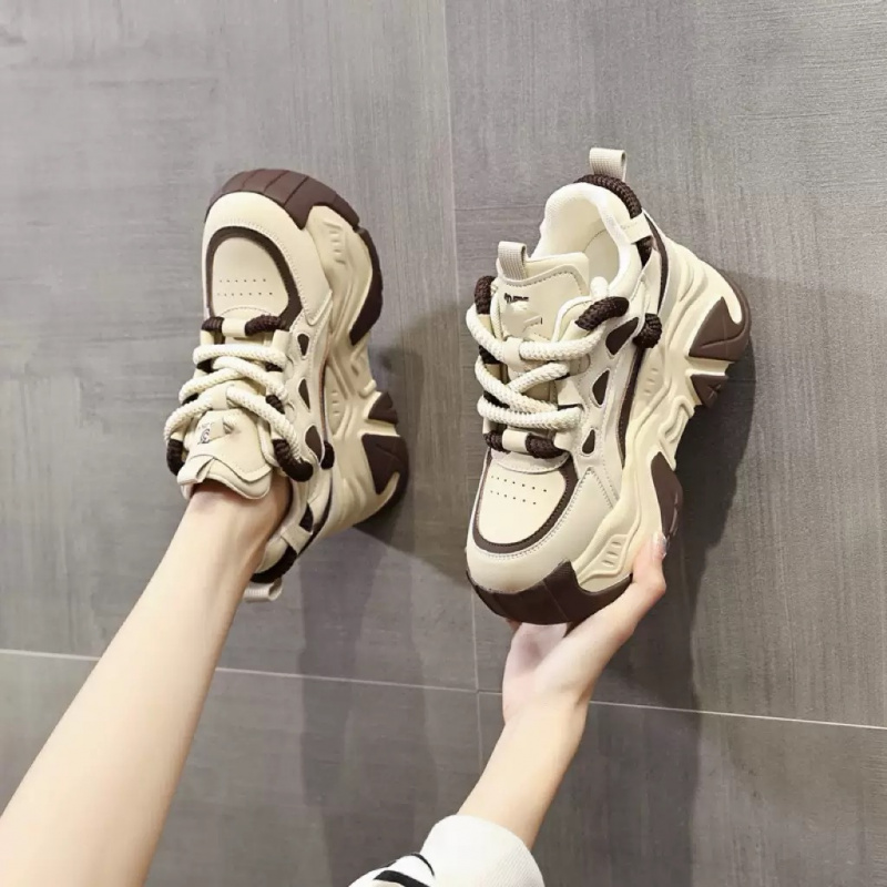 รองเท้าหนังเสริมส้นสำหรับผู้หญ - Women'S Shoes Trendy บทวิจารณ์และราคา