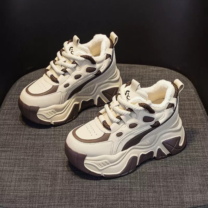 รองเท้าหนังเสริมส้นสำหรับผู้หญ - Women'S Shoes Trendy บทวิจารณ์และราคา