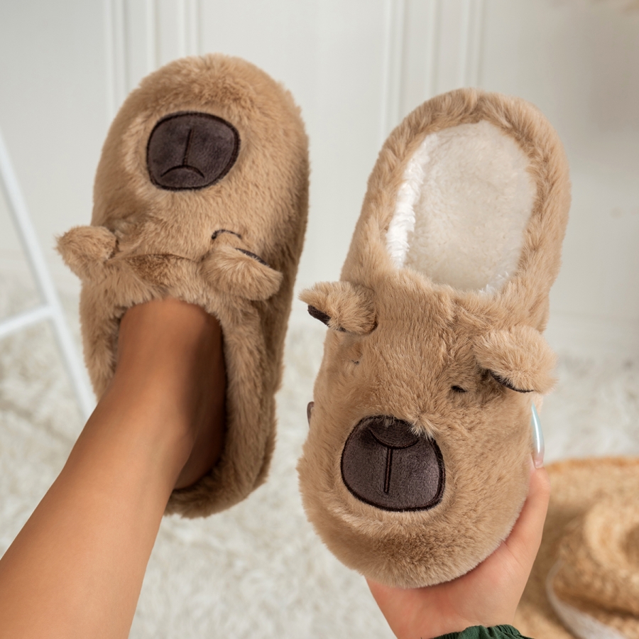 รองเท้าแตะการ์ตูนผู้หญิง ลายคา - Women Shoes Winter บทวิจารณ์และราคา
